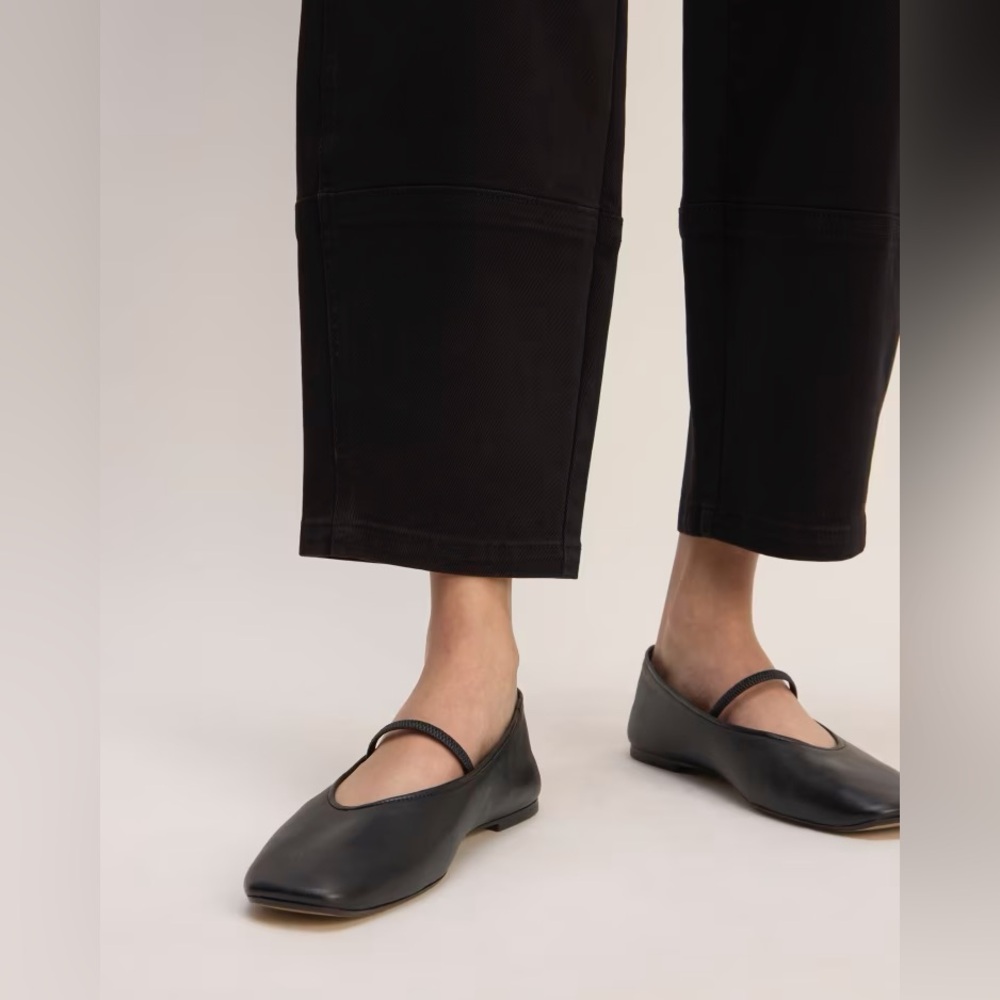 đź–¤HTF EVERLANE THE UTILITY BARREL PANTS IN BLACK 6T 6 TALL - Picture 4 of 7